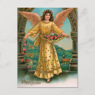 Victoriaans Angel Kerst Briefkaarten