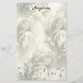 Victoriaans Angel Stationery Briefpapier (Voorkant)