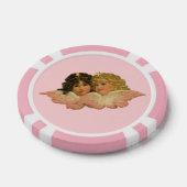 Victoriaans Angels Blush Pink Poker Chips (Enkel)