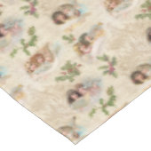 Victoriaans Angels met muziek, script en Holly Tafelkleed (Gekanteld)