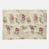 Victoriaans Angels met muziek, script en Holly Theedoek (Horizontaal)