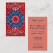 Victoriaans Arabesque, GLORIOSA Visitekaartje (Voorkant / Achterkant)