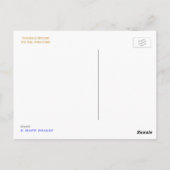 Victoriaans architectuur briefkaart (Achterkant)