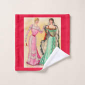 Victoriaans avond draag bad handdoek (Wasdoekje)