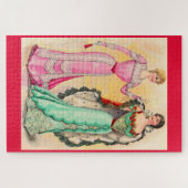 Victoriaans avond draag legpuzzel (Horizontaal)