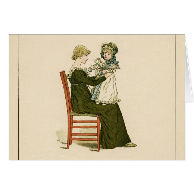 Victoriaans Baby Greenaway-moeder (Voorkant Horizontaal)