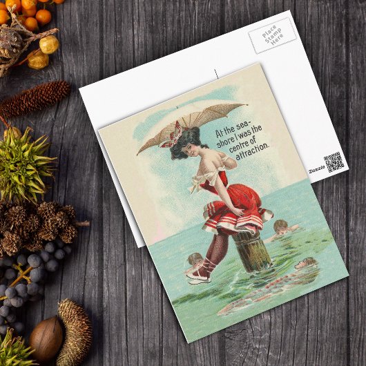 Victoriaans badschoonheid Briefkaart