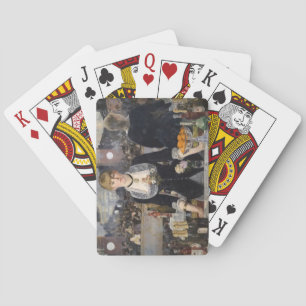 Victoriaans Barmeisje in Folies Bergere, Frankrijk Pokerkaarten