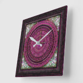 Victoriaans barokklok vierkante klok (Hoek)