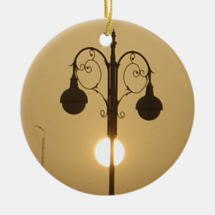 Victoriaans Bedel: Straatlantaarnpalen Keramisch Ornament