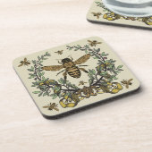  Victoriaans bijen Bier Onderzetter (Linkerzijde)