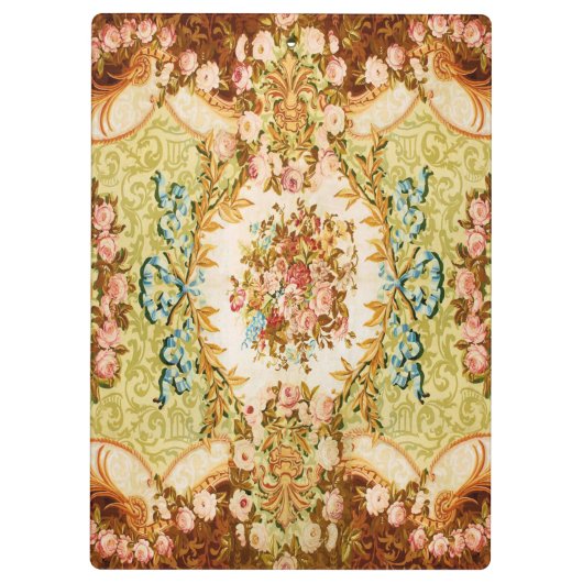 Victoriaans blaasbloem roos tapijt klembord (Achterkant)