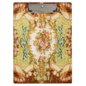 Victoriaans blaasbloem roos tapijt klembord (Voorkant)