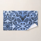 Victoriaans blauw patroonhanddoeken bad handdoek (Handdoek)