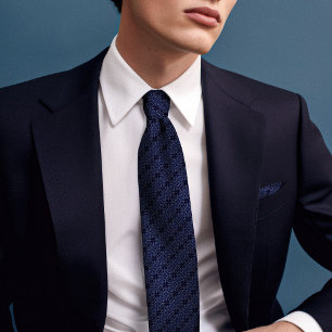 Victoriaans Blauwe Polka Sterren Mannen Stropdas