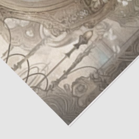 Victoriaans bloemen tissuepapier (Detail)