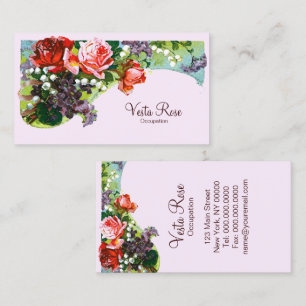 Victoriaans bloemen ~ Visitekaartjes