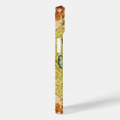 Victoriaans bloemig roos tapijt look roze bruin Case-Mate iPhone case (Achterkant / Rechts)