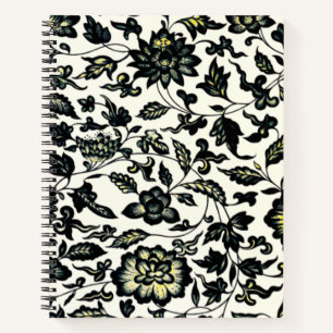 Victoriaans bloemmotief Ornament Notitieboek