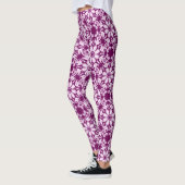 Victoriaans bloempatroon leggings (Links)
