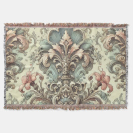 Victoriaans Bloemschaafpatroon Deken