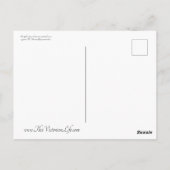 Victoriaans boomkor briefkaart (Achterkant)