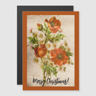  Victoriaans botanische rode papaver