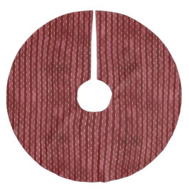 Victoriaans Bourgogne en gouden streep Kerstboom Rok