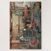  Victoriaans brandstation in het tijdperk Legpuzzel (Verticaal)