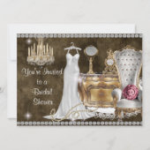 Victoriaans BRIDAL SHOWER INVITATION Kaart (Voorkant)