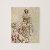  Victoriaans Bride, Antiek Bridal Portret Legpuzzel (Verticaal)
