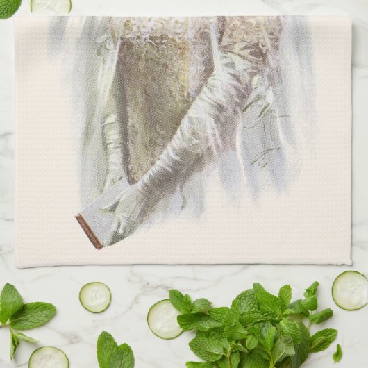 Victoriaans Bride met bijbelse Harrison Fisher Theedoek (Gevouwen)