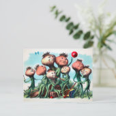  Victoriaans Briefkaart van de Unie (Staand voorkant)