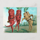 Victoriaans Briefkaart van de Wortel (Voorkant)