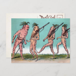 Victoriaans Briefkaart van het Wapenleger