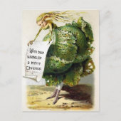 Victoriaans Briefkaart voor kerstmis (Voorkant)