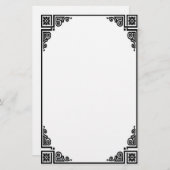 Victoriaans Briefpapier (Voorkant / Achterkant)