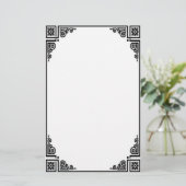 Victoriaans Briefpapier (Staand voorkant)