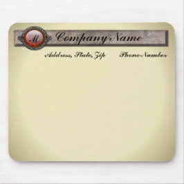  Victoriaans Brooch Monogram Muismat