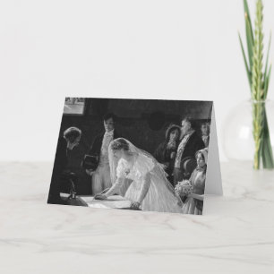 Victoriaans Bruid Kaart