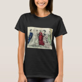 Victoriaans bruiloft Bridal-portret T-shirt (Voorkant)