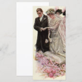 Victoriaans bruiloft-ceremonie Bride en Groom (Voorkant / Achterkant)