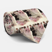  Victoriaans bruiloft-ceremonie Bride en Groom Stropdas (Opgerold)