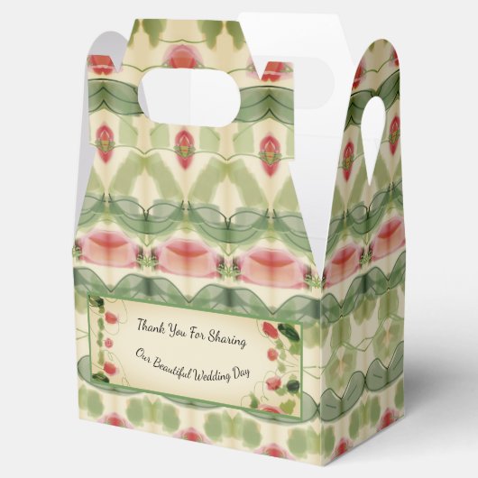 Victoriaans bruiloft gunst box bedankdoosjes (Geopend)