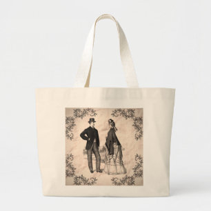 Victoriaans canvas tas van het ontwerp van het pa
