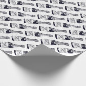 /Victoriaans Champagne-fles Cadeaupapier (Hoek)