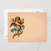 Victoriaans Cherub Briefkaart (Voorkant / Achterkant)