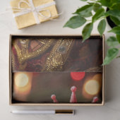 Victoriaans Chicken Red Kings Crown Decoupage Tissuepapier (Geschenk)