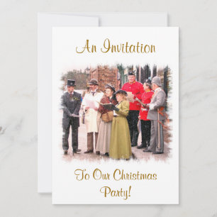 VICTORIAANS CHRISTMAS CAROL SINGERS KAART