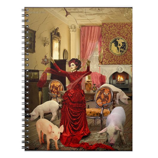 Victoriaans Circe Notitieboek (Voorkant)